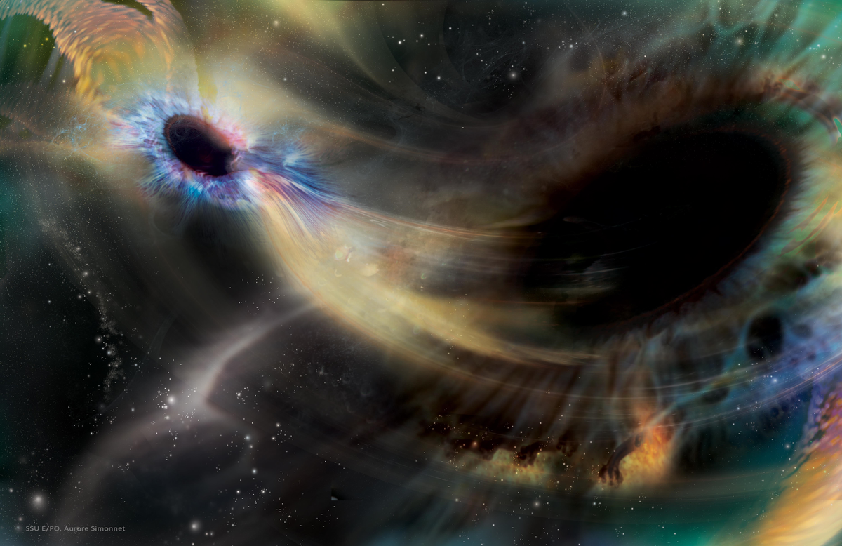 ego_virgo's tweet photo. Gladly to announce that #GravitationalWaves were detected 100y after Einstein's prediction! #EinsteinWasRight https://t.co/n4l2jky9g4