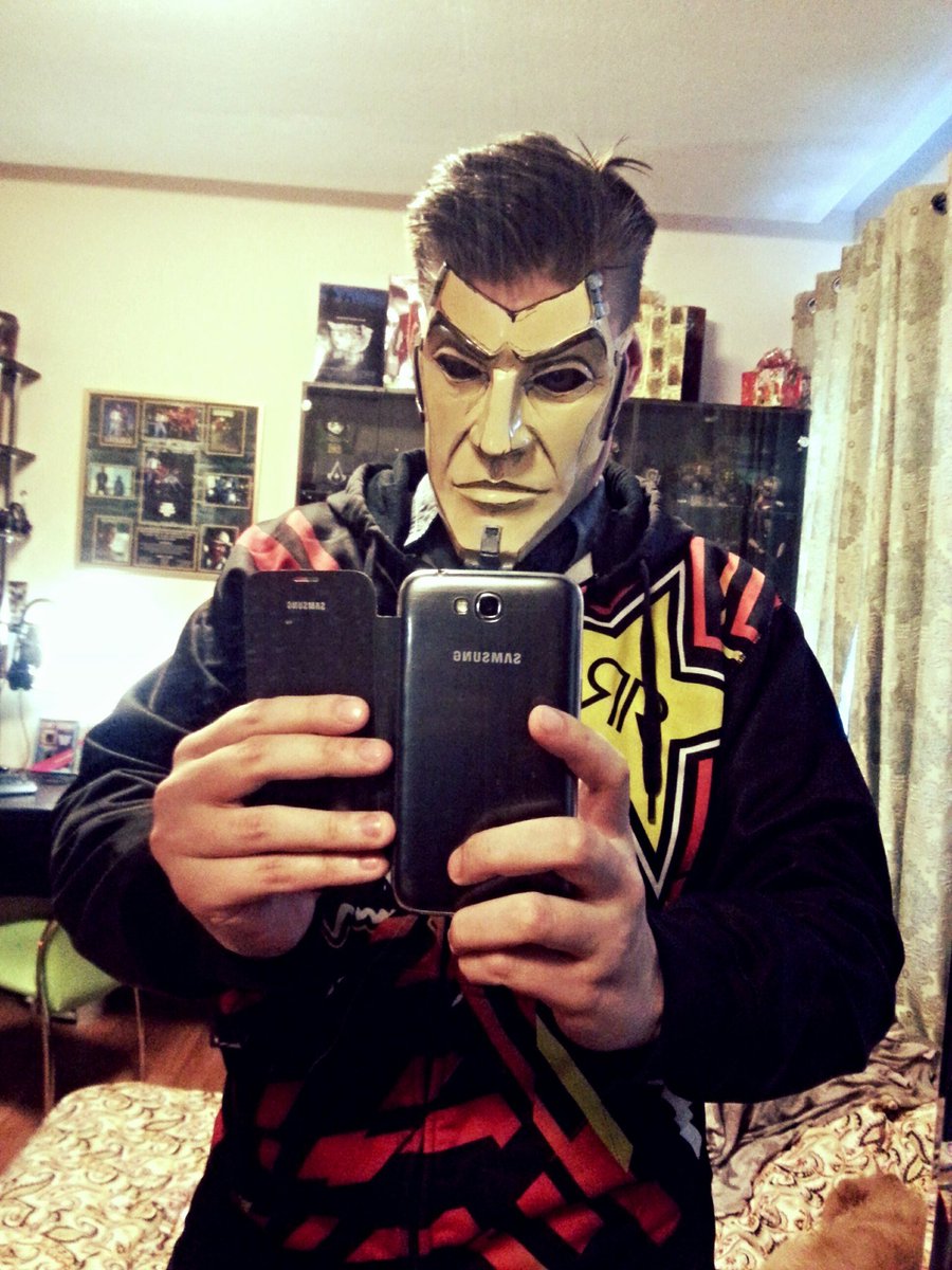 _Maskcraft_'s tweet photo. #maskcraft #mask #cosplay #Borderlands #Borderlands2 #handsomejack https://t.co/eOoZlE9iZV