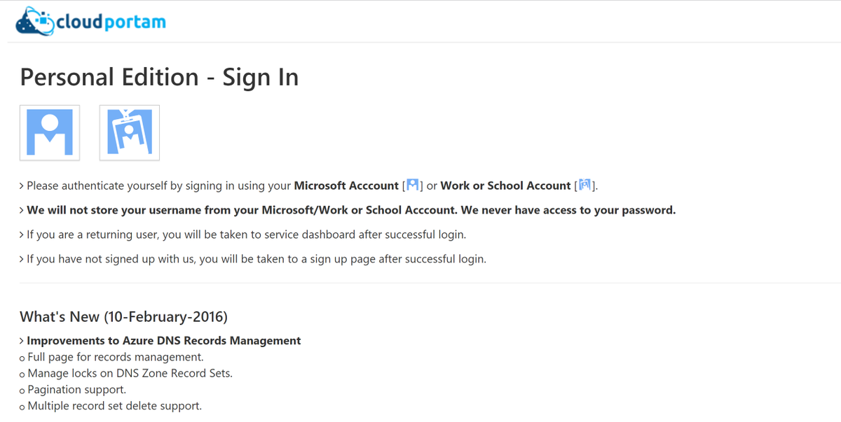 gmantri's tweet photo. Coming soon to @CloudPortam: Support for Work/School Account login (along with MS account). https://t.co/E1K9ZM8W0i https://t.co/U7vhBGzXUE