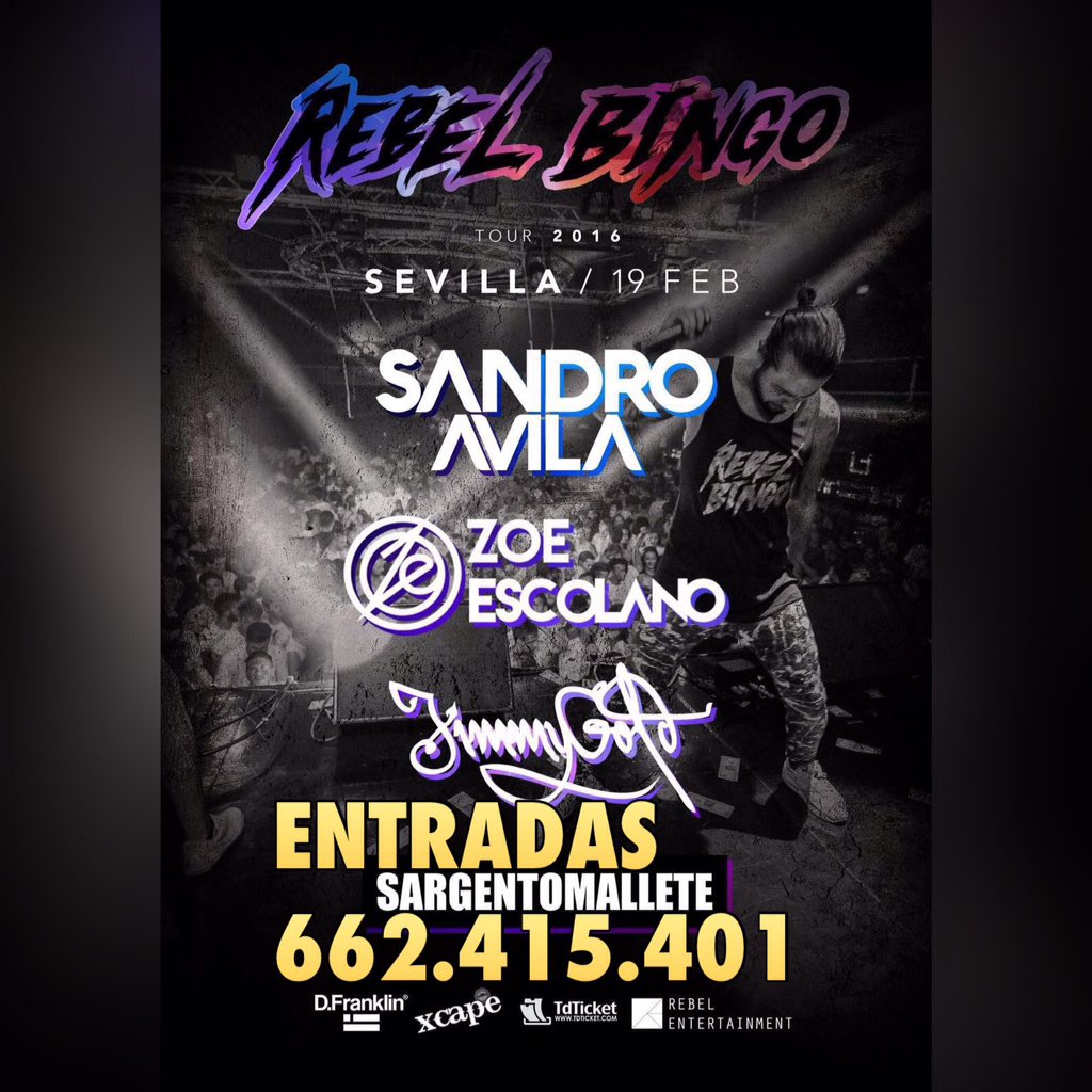 AntiqueSevilla_'s tweet photo. 🎉REBEL BINGO SEVILLA🎉
➡️Viernes 19 FEBRERO

ENTRADAS FÍSICAS 12€

📲662415401😄 ÚLTIMAS !! https://t.co/qqb05jPhGq