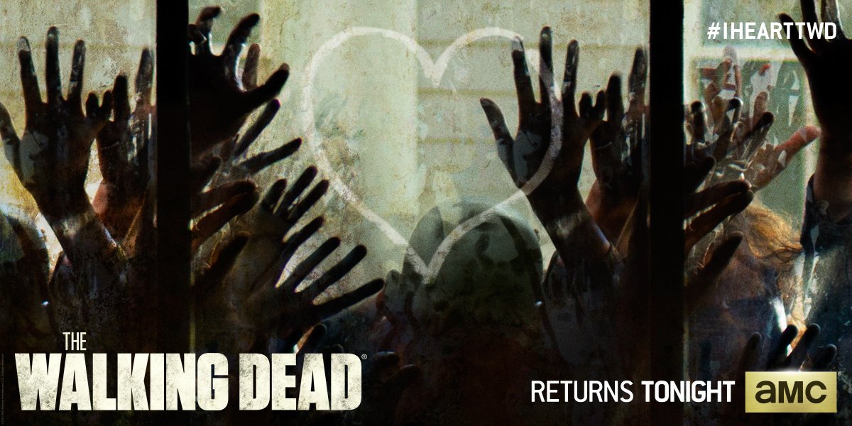 Can't wait for tonight !!!
#IHeartTWD