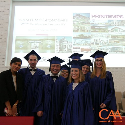 La promo Stella Mc Cartney gagnante du dernier défi du Parcours Managers de Vente <a href="/Printemps/">Printemps</a> Académie #formation