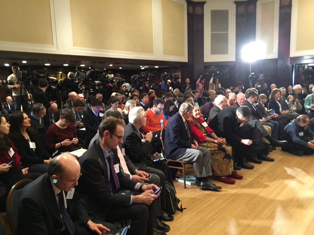 NSF's tweet photo. Full house for #LIGO press conference at the Press Club. #NSFLigo #GravitationalWaves https://t.co/7Rn43EcJer