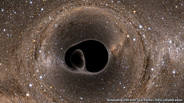 TheEconomist's tweet photo. BREAKING: Scientists have caught a gravitational wave https://t.co/xaFsA3wITG https://t.co/Z0RwlK3wc2