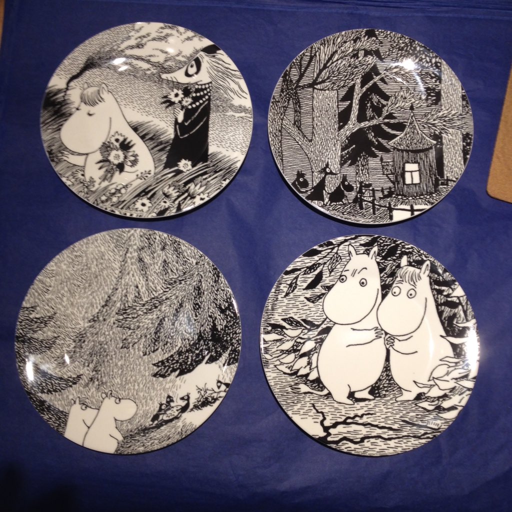 ShannonScandi's tweet photo. Just the weather for getting outside. Stunning #Moomin melamine in store; perfect for picnics. https://t.co/SqXNEoWBPX