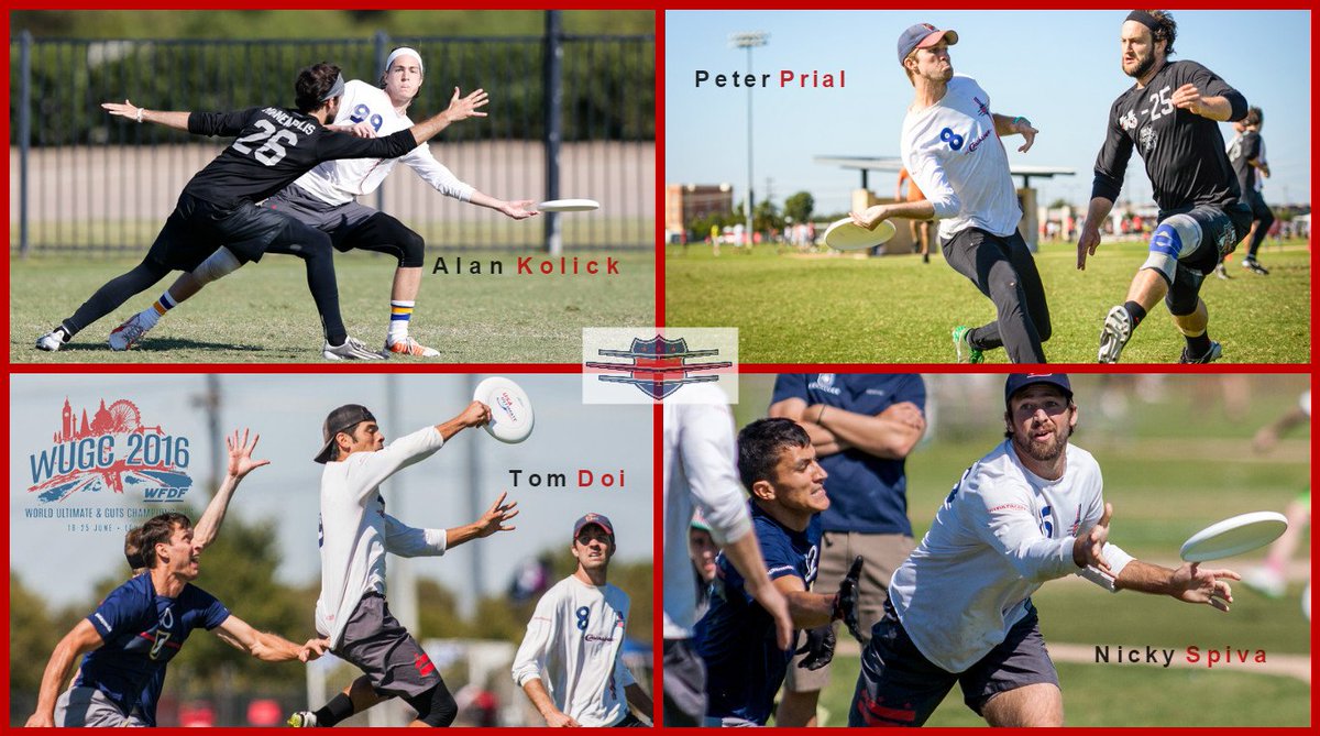 So pumped for @AlanKolick (m), <a href="/pjprial/">Peter Prial</a> (m), Tom Doi (m), and Nicky Spiva (x) for making Team USA! Rep DC!