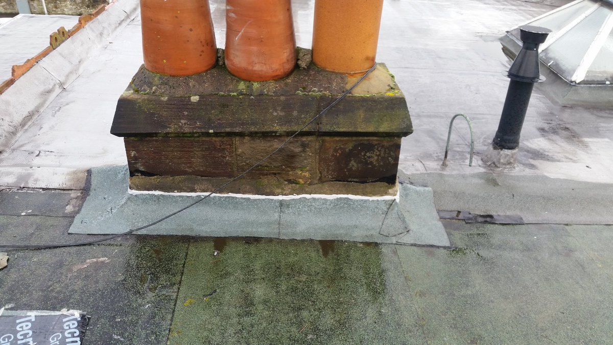 jleadroofing's tweet photo. A couple felt repairs https://t.co/6MTabT1FGi