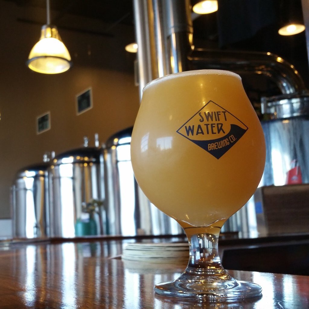 DixonSchwabl's tweet photo. We're at @Swiftwaterbeer to chat with Owner Andy Cook for our next podcast. Send questions here using #OMTPod. #ROC https://t.co/orFHr5LNzG