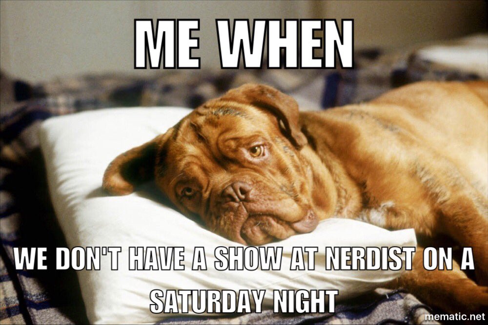 oochComedy's tweet photo. Our next show is in 2 weeks! But in the mean time I'm all like this. @NerdistSchool #hoochsketch #comedy https://t.co/pLVZZDRPBR
