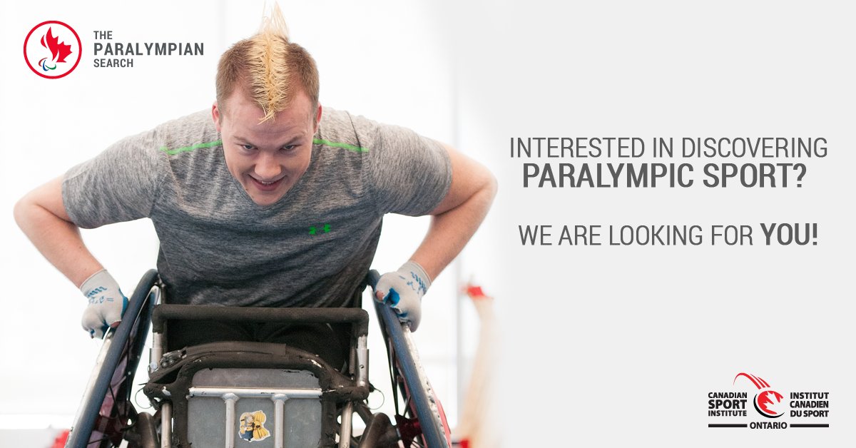 Are you #PARATOUGH? Show us what you have at the Paralympian Search Feb 27 at @CSIONTARIO