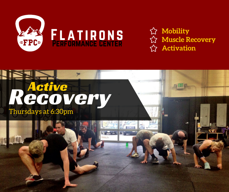 Thursdays at 6:30pm: relax, revitalize, recover.