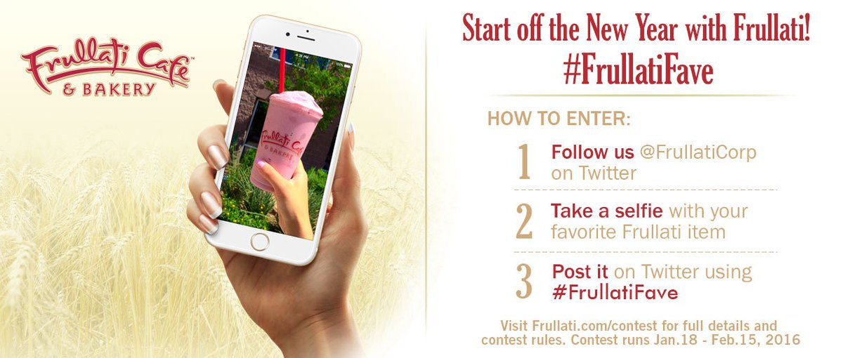 FrullatiCorp's tweet photo. Show us what you love at Frullati and you could win a FREE smoothie! #FrullatiFave #contest https://t.co/VrQpdfG3Au