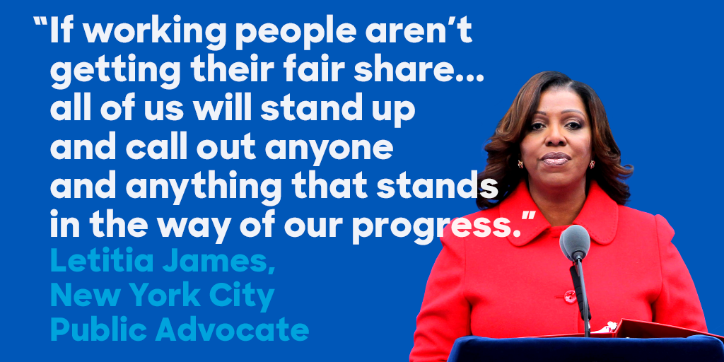 HillaryClinton's tweet photo. In 2014, Public Advocate @TishJames became the first woman of color to hold citywide office in New York City. https://t.co/k5tPj2NNnY