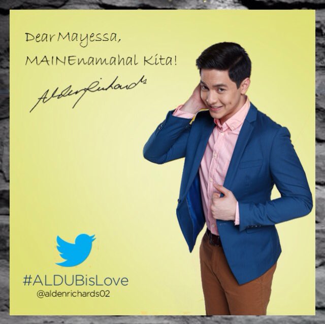 mayiealer's tweet photo. MaAlden kita tisoy @aldenrichards02! 😍😍😍 #ALDUBisLove https://t.co/dcFzt0vO0q