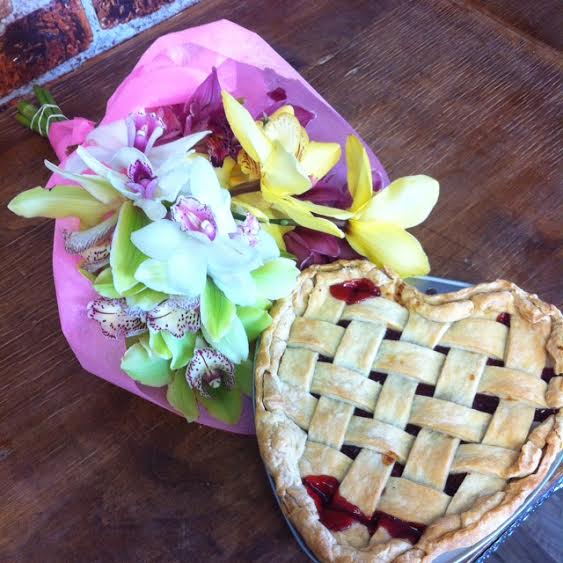 Chocolates are so yesterday :) #cherry #pie #heart #niagara #ourhomestc #pies #sweet #savoury
