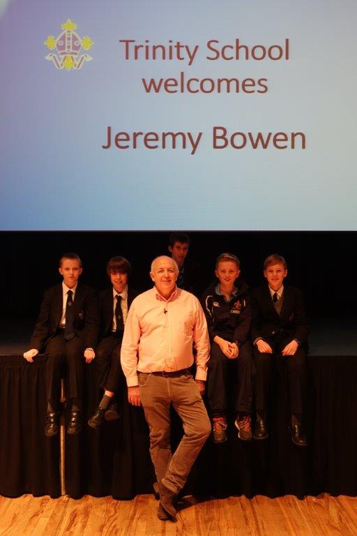 TrinityCroydon's tweet photo. Thank you @BowenBBC for a great Q&amp;A with 6th Formers and fascinating talk with Y8 pupils @geotrinity @TrinityCroydon https://t.co/Ulkox2FE3E