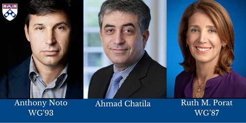 Announcing our graduation speakers: <a href="/anthonynoto/">Anthony Noto</a>, <a href="/AhmadRChatila/">Ahmad Chatila</a>, &amp; Ruth Porat: whr.tn/1H3WO8P #Whartongrad