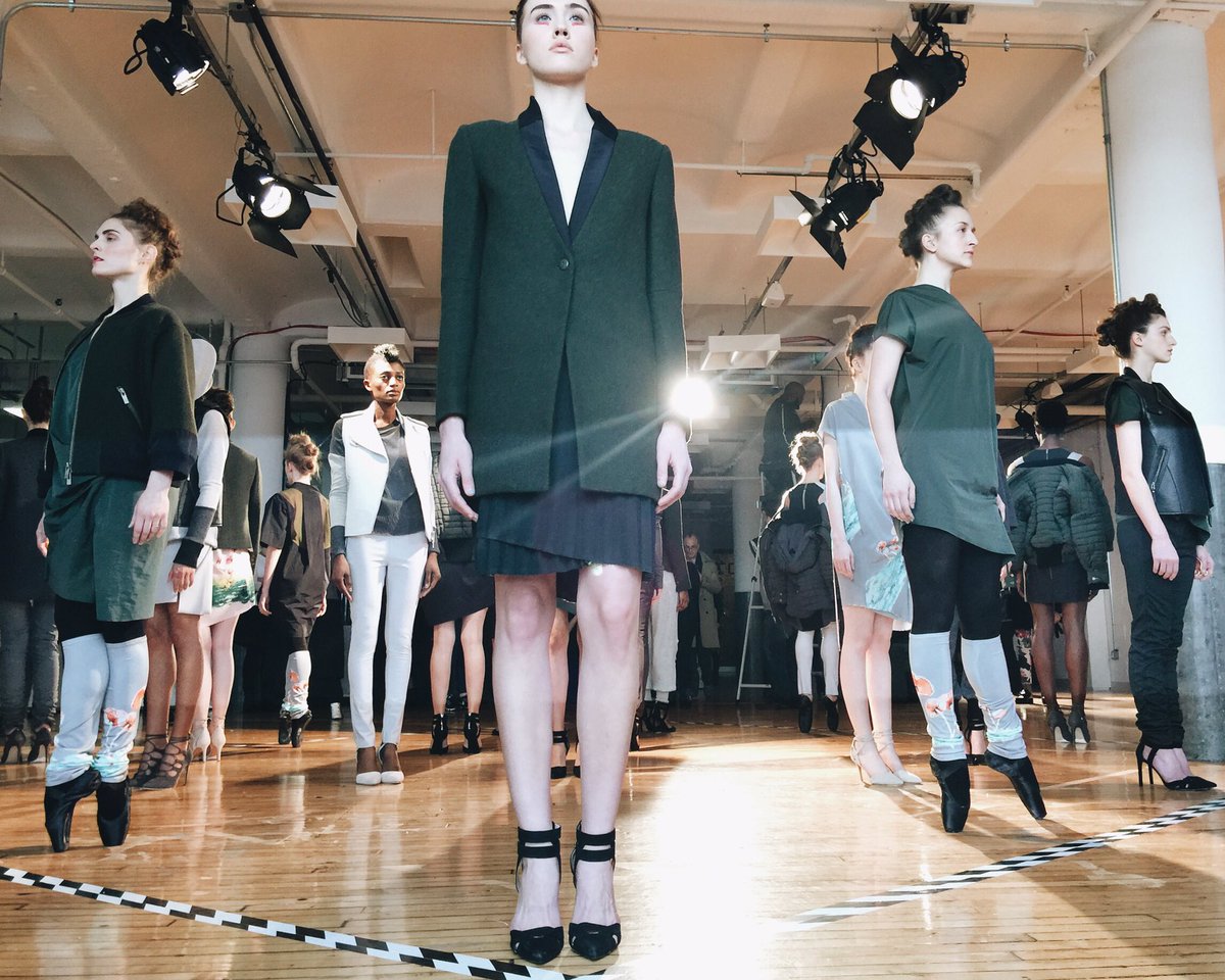 NUMODE's tweet photo. Sharp detailing &amp; ballerinas, we couldn't get enough of @crualesco amazing presentation that kicked off #NYFW #FW16 https://t.co/VTlMw9UEll