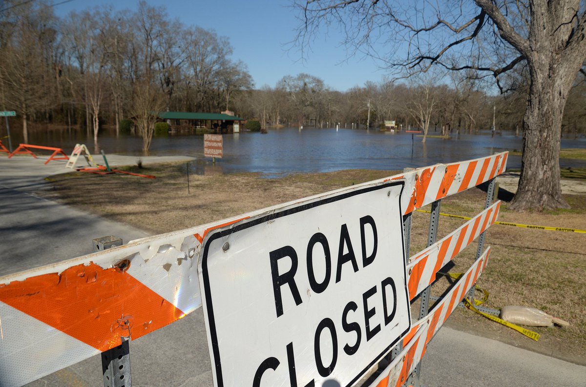 ZachFrailey's tweet image. A couple frames from Neuseway Park this morning. The Neuse River is quite high in Kinston.