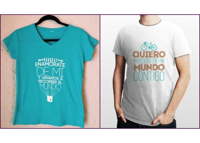 playeras para viajeros