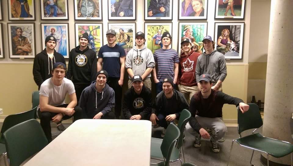 gelsinger12's tweet photo. Thanks to @ourplacesociety for having us serve breakfast this morning! @VicGrizzhockey https://t.co/Vv8FEQKz2f