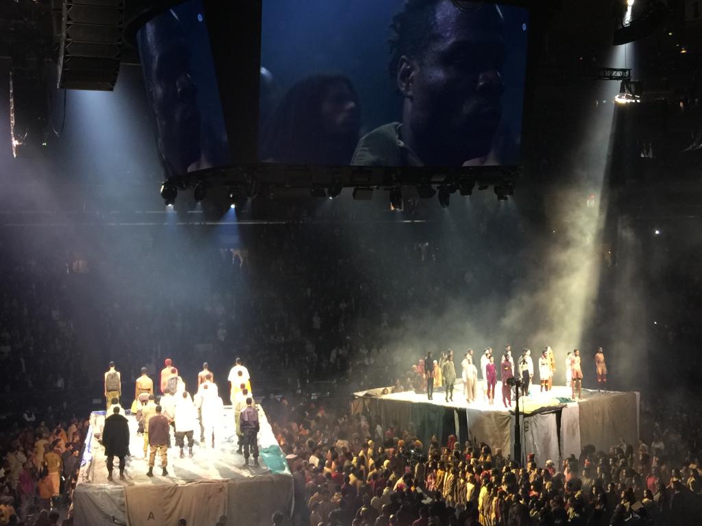 adidasoriginals's tweet photo. #YEEZYSeason3 in full effect. Live from Madison Square Garden. #YEEZYSEASON https://t.co/PPMRvWyOln