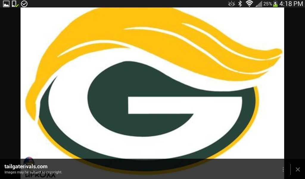 AAdcouey's tweet photo. Packer fans vote for trump #Losers @jandreas04 @joc_andreas https://t.co/Br343YnmDf