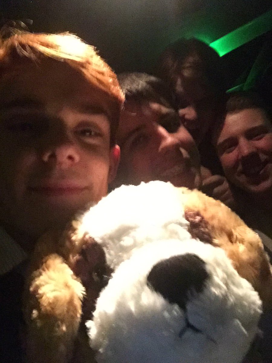 Samuelpoulter's tweet photo. We have the @uealawsociety  mascot! #douglewatch #lawontour #dougle https://t.co/4w2EnHxZ7F