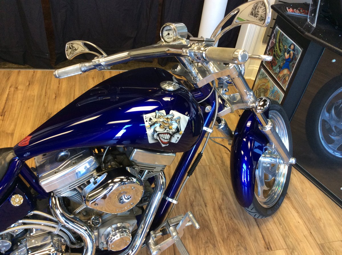 CompetitionTatt's tweet image. 2003 Bourget Black Jack JOKER, 113 S&amp;amp;S engine, 6 speed Jim's transmission, cover. $14,000 Have it painted any color!