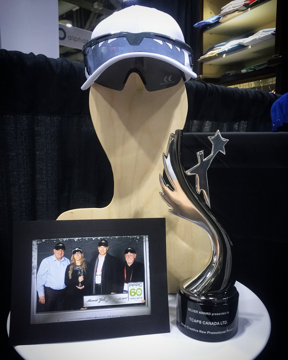 TCapsCanadaLtd's tweet photo. #TBT to that time we won Silver at the @PPPCInc #PrixImageAwads! 🏆#thiscapisawesome #TCaps https://t.co/HhruNupojE