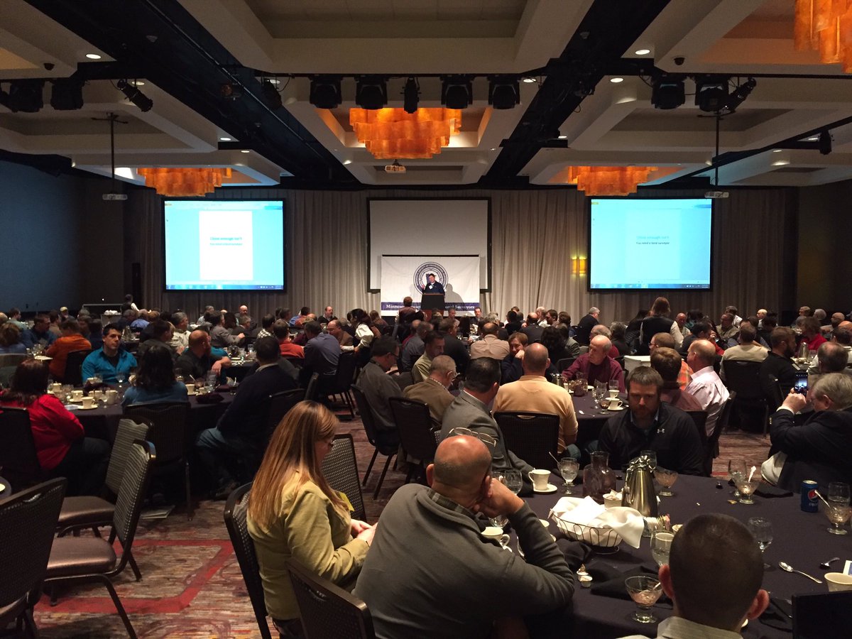 fig_young's tweet photo. Marcus Hampton shares the success and outcome of #2YSNAM with the surveyors association of Minnesota #MSPS https://t.co/jG2vAZ8IJZ