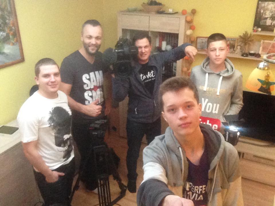 Piedurigsaldais's tweet photo. Intervijas beigas,paldies Sporta Studajai par interviju, BŪSIM redzami pa LTV1 pirmdien 22:00 :) https://t.co/qqACiZa970