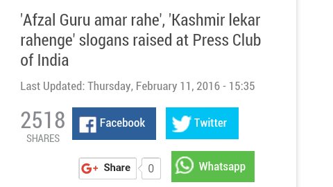 NaIna0806's tweet photo. Afzal Guru amar rahe', 'Kashmir lekar rahenge' slogans raised at Press Club India Cancer is spreading @Ra_THORe https://t.co/RDPCpCTcsW