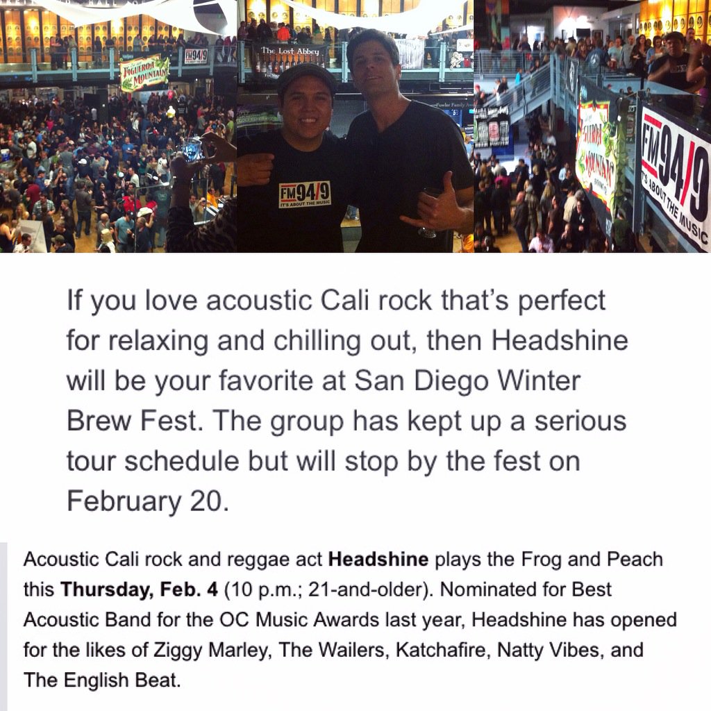 thanks to the newspapers for mentioning our band. See you Feb 20 <a href="/SDbrewfest/">SD Winter Brew Fest</a> with our friends @FM949sd #sandiego