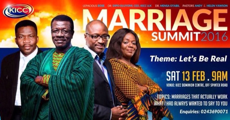 XtianEventsgh's tweet photo. @kiccghana Dominion Centre presents Marriage Summit (Let's Be Real)
#SpintexEvents
#FebruaryEvents
#GHCE
#Romans116 https://t.co/6pdLVfFmcX