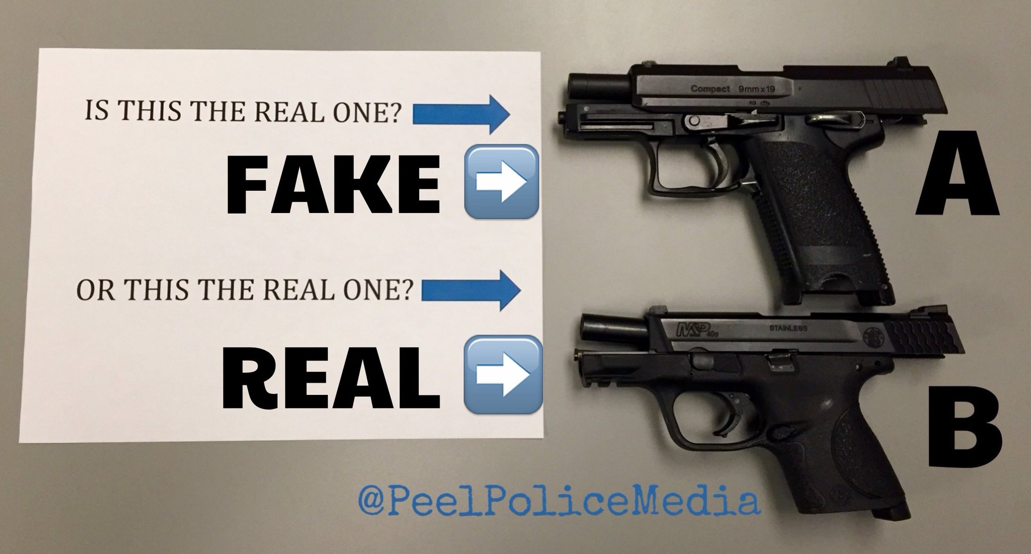 I-Team: Differences between a fake gun and a real gun