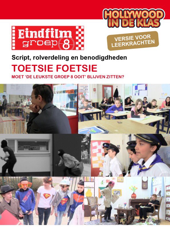 We zitten met onze eindfilms groep 8 alweer vol voor 2016, maar nieuwe verhaal: 'TOETSIE FOETSIE' is erg leuk.