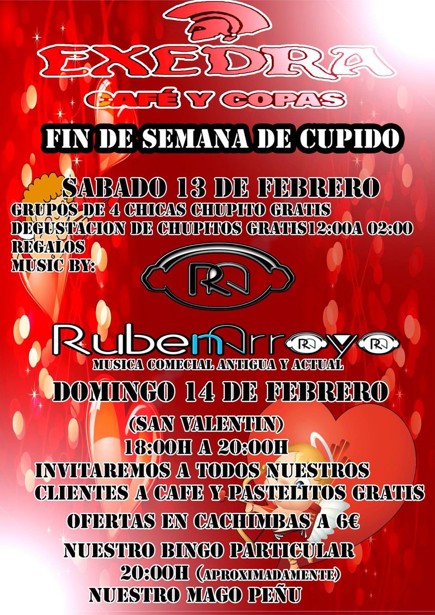 Fin de semana de cupido!! Estamos enamorados de todos nuestros clientes por eso lo regalamos todo!!! 💑❤️💛💚💙💜💗💖💘💞💚💝💓
