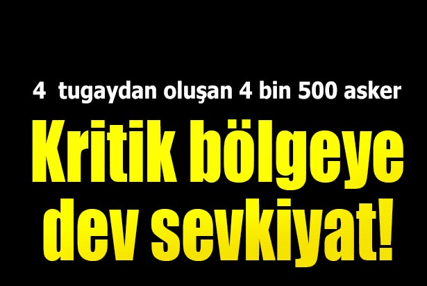 milliyet's tweet photo. Kritik bölgeye dev sevkiyat!  https://t.co/ae2SBUuvBT https://t.co/ERHuYOLwqA