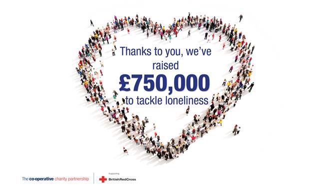 #Proud - @TheCooperative colleagues have already raised £750k for <a href="/BritishRedCross/">British Red Cross 🧡</a> to tackle loneliness &amp; isolation