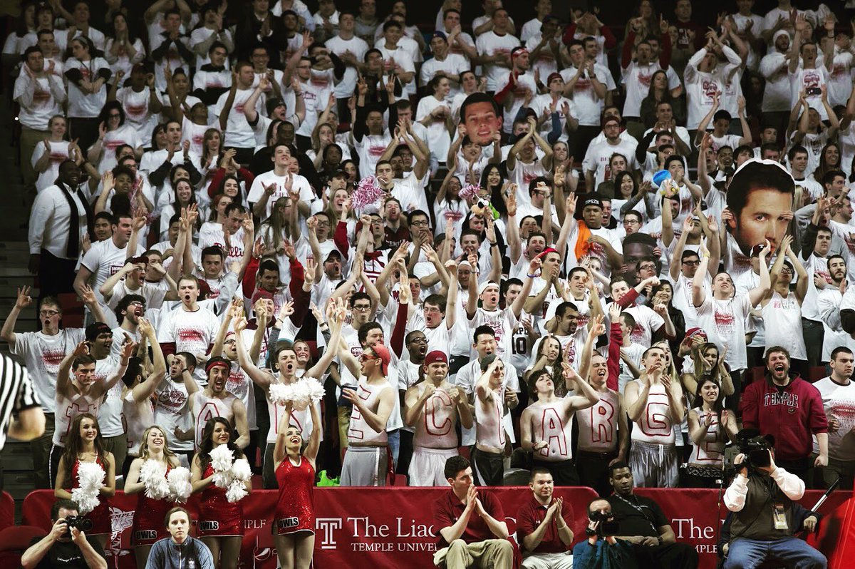 TempleOwls's tweet image. Tonight's mood.

⚪️⚪️⚪️#WhiteOut⚪️⚪️⚪️

#BeatUConn
