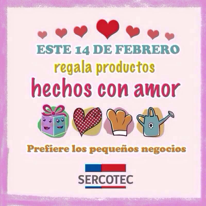 SercotecAraucan's tweet image. Para este Día del Amor, elige un regalo del comercio local