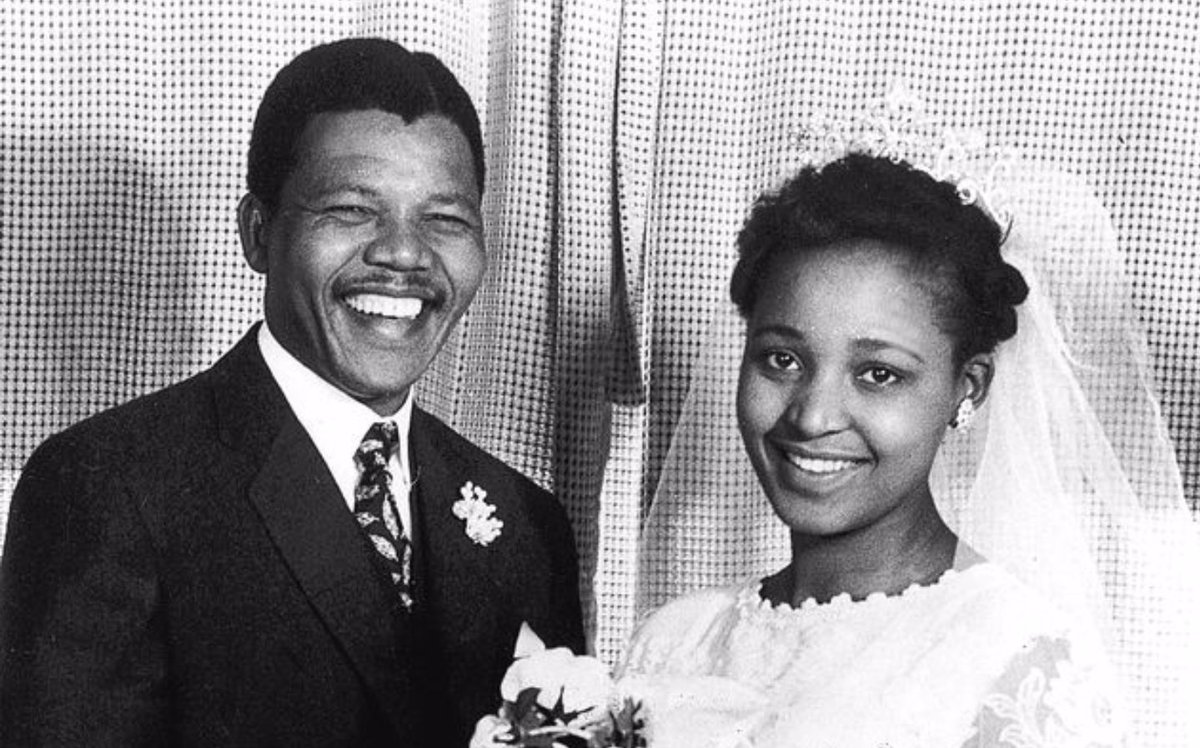 Facts About Africa on Twitter: "Wedding pictures of Nelson Mandela and Winnie Mandela (née Madikizela). 14th of June 1958. https://t.co/1svRR8xEVD"