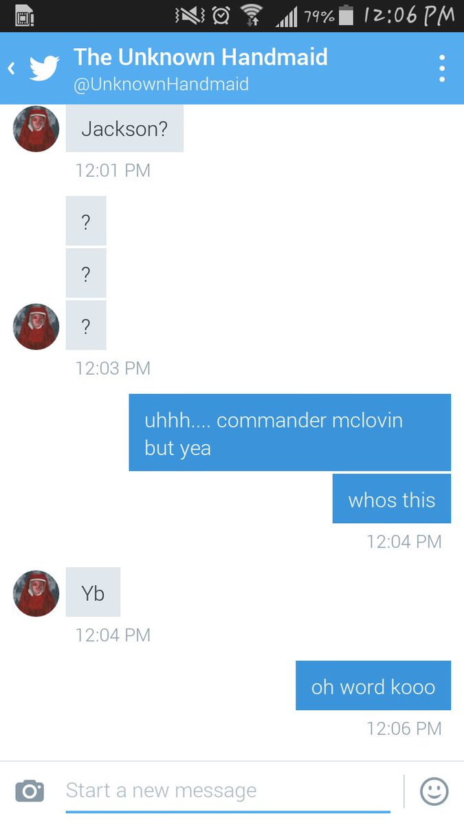 CDR_MCLOVIN's tweet photo. I found my handsmaid https://t.co/ija5GGRbzi
