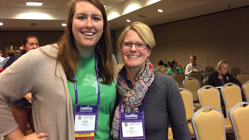 Thank you, Kim Aycock, for your information and inspiration on staff and participant supervision! #ACANat16