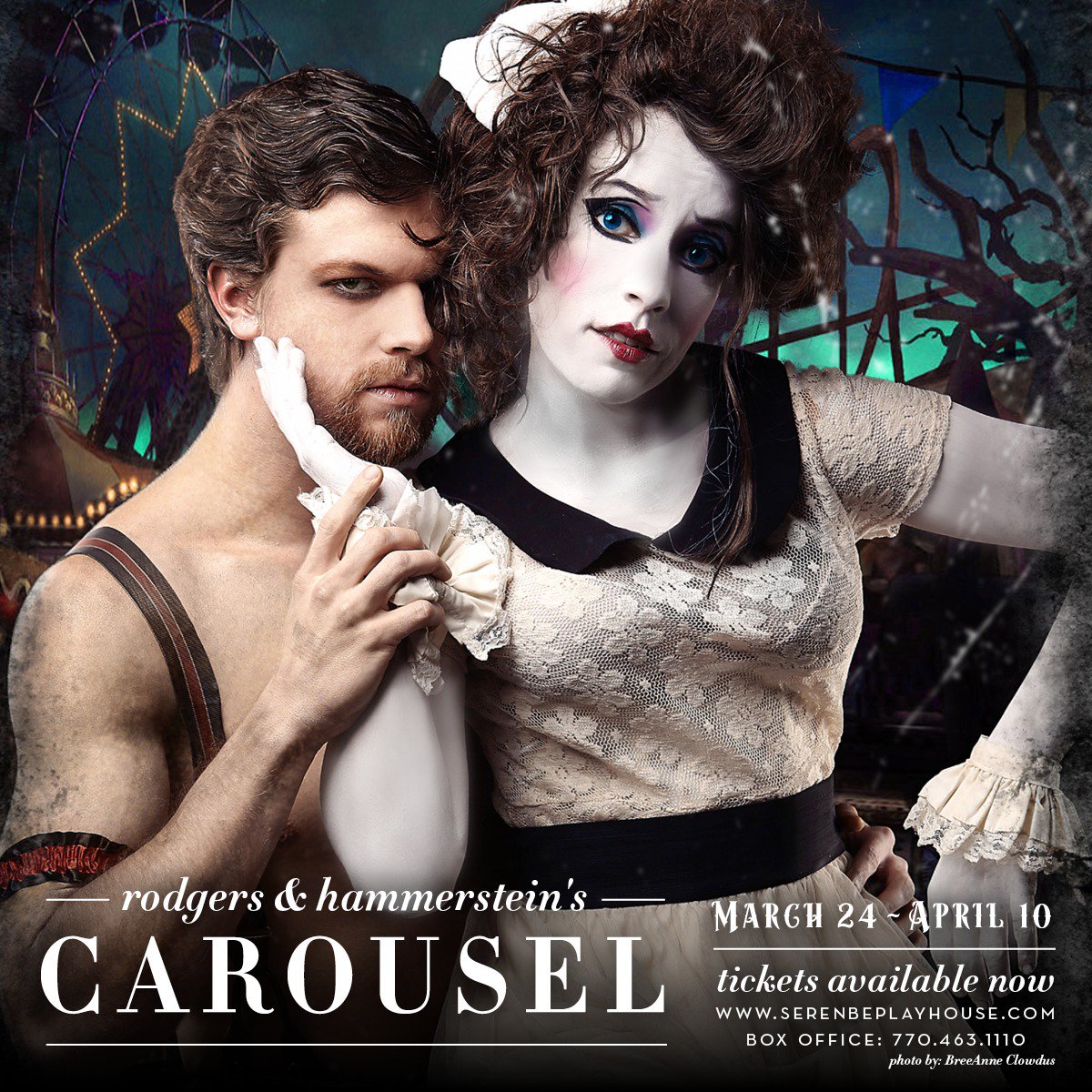 OnStageSerenbe's tweet photo. First Look At Carousel ... Welcome To The Sideshow! #spCAROUSEL - https://t.co/DaNkuYL1H5 - Photo By @hausofclowdus https://t.co/eBBy2vv2ih