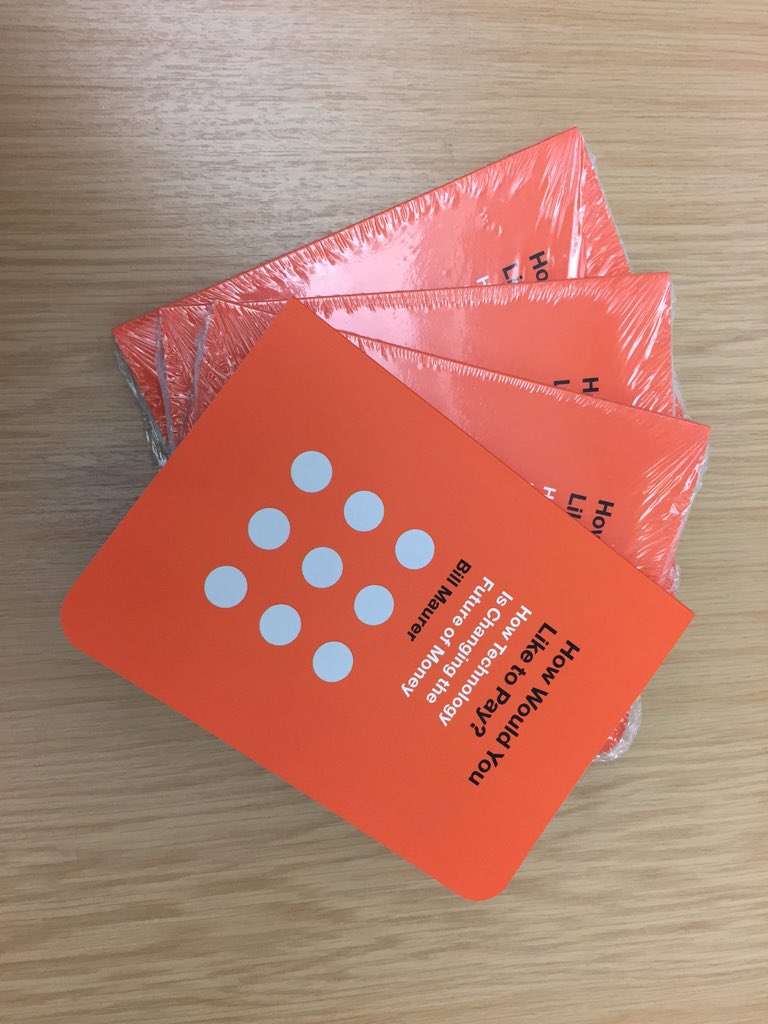 MarkosZach's tweet photo. New book on #paytech and the future of #money by Bill Maurer!! Highly recommended #boughtafew #WBSpaytech https://t.co/Nam6Taapj2