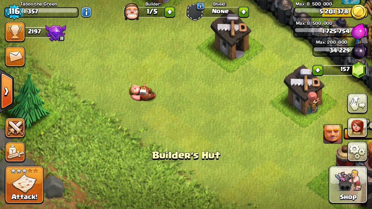 GospelConcept's tweet photo. That time you had to fire your builder for napping on the grass. #DoWork #CoC #Clashtime #naptime https://t.co/BYF31cT71P