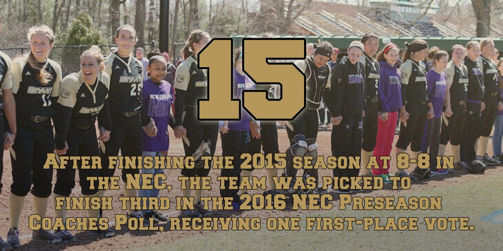 15 days until <a href="/BryantSoftball/">Bryant Softball</a> takes on North Florida at The Citrus Classic II!