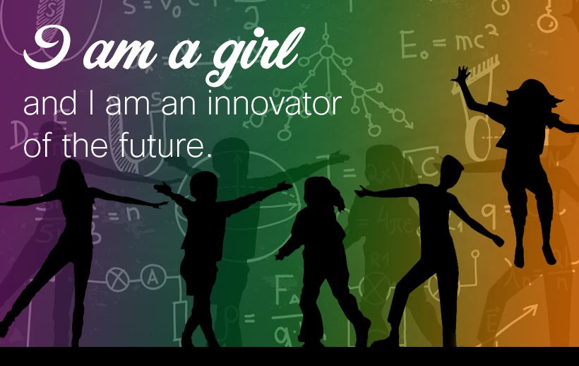 Cisco's tweet image. “I am a girl and I am an innovator of the future.” Meet the future #WomenInSTEM: cs.co/6010BwfsI